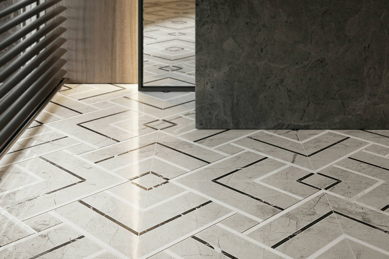 Luxury Roma Argento Picco Mosaic 3 | Revere Tile Company