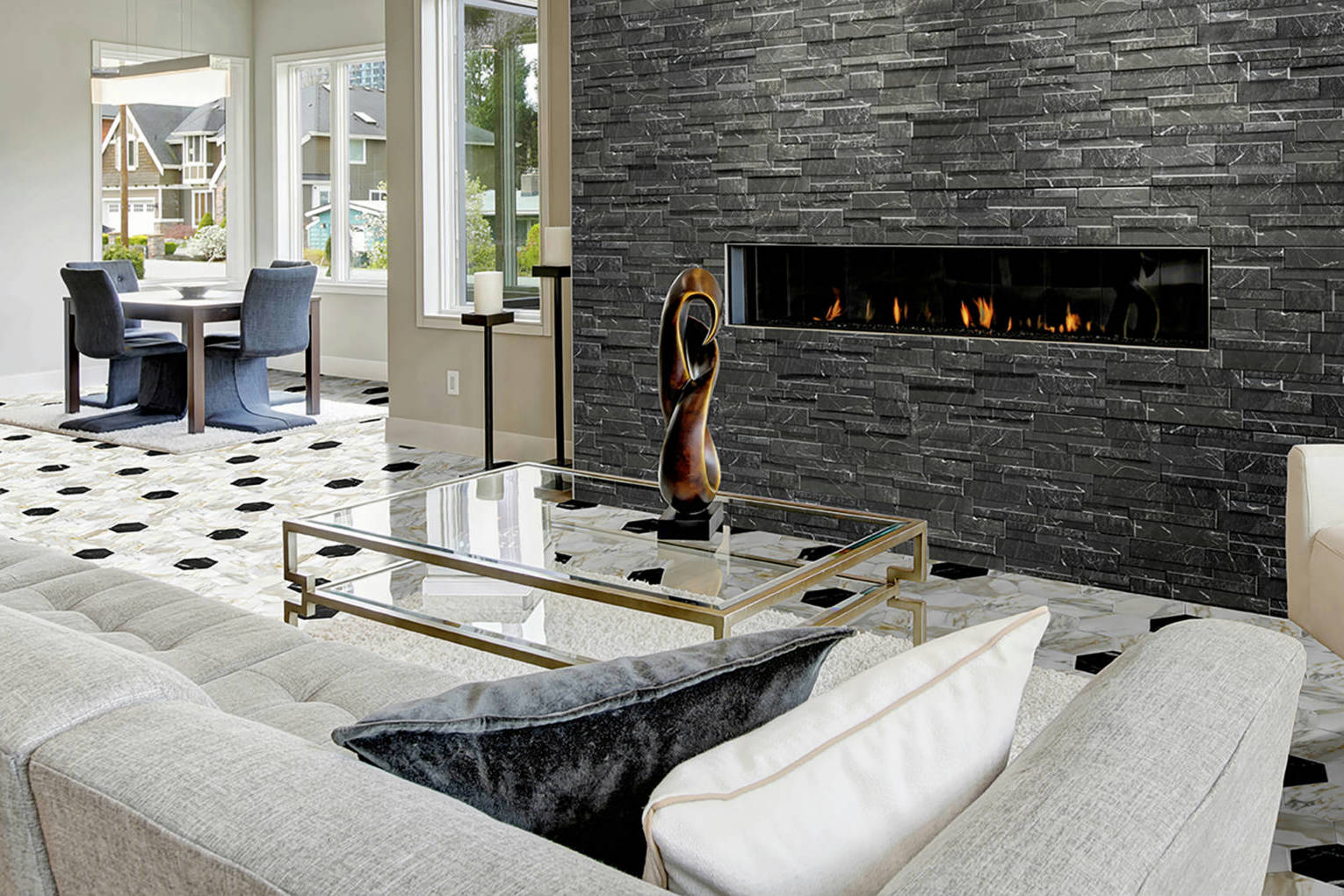 Milan Dante Nero 0 | Revere Tile Company