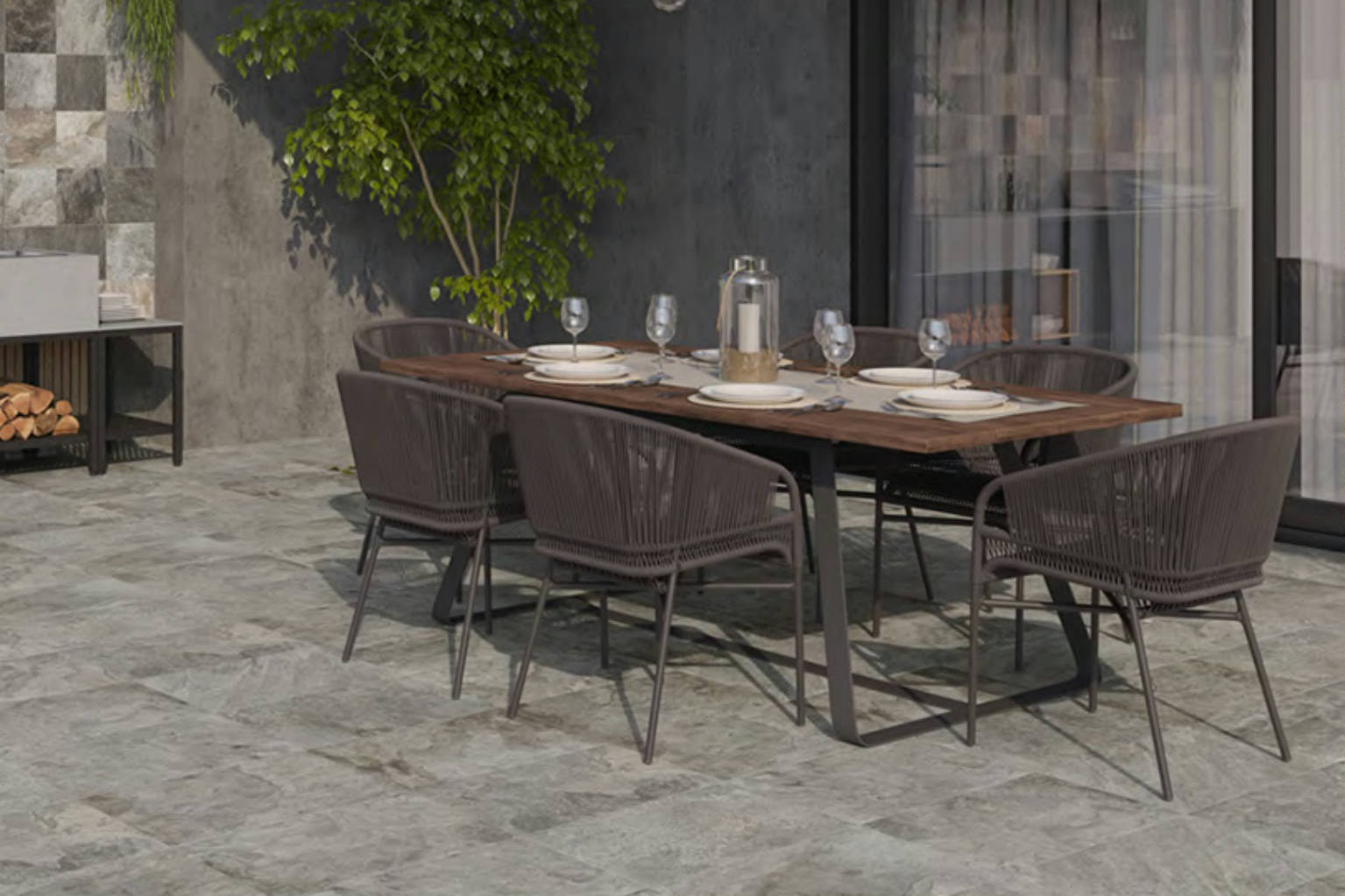 Nepal Slate Chitwan Gris12x24 | Revere Tile Company