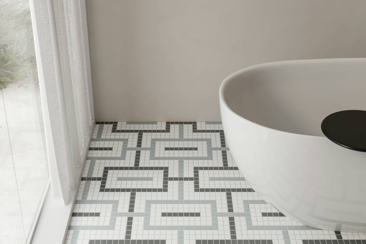 Traditions Dawn Chain Mosaic 4 | Revere Tile Company