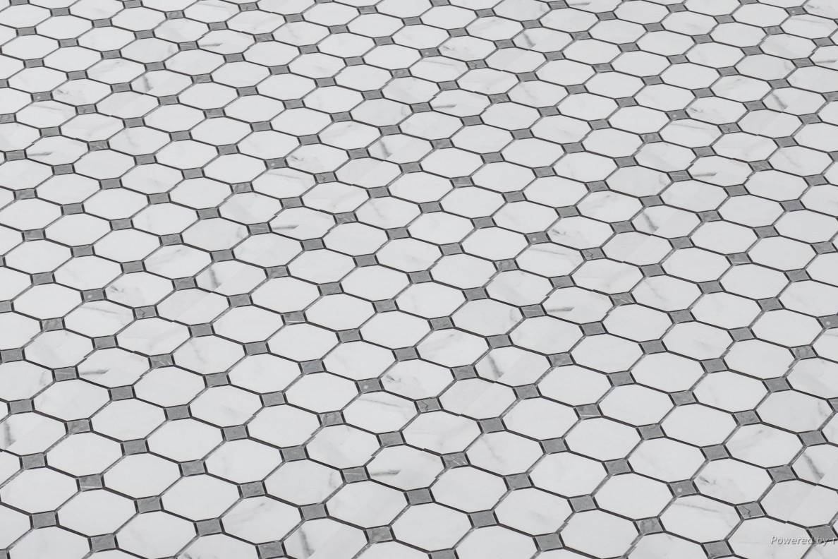 Treasure Statuario Octagon / Dot | Revere Tile Company