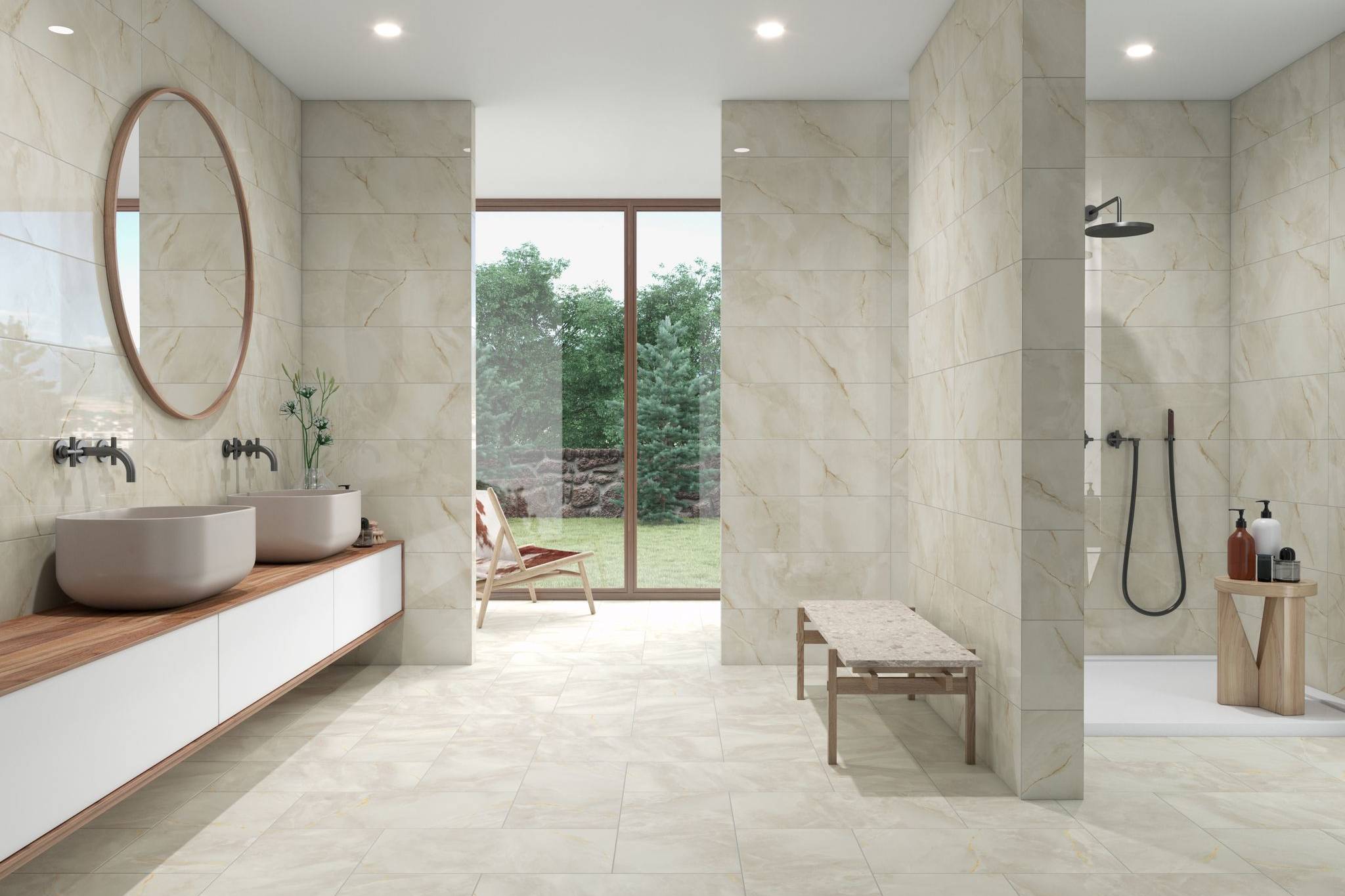 Venezia White 12x24 and 10x30 | Revere Tile Company