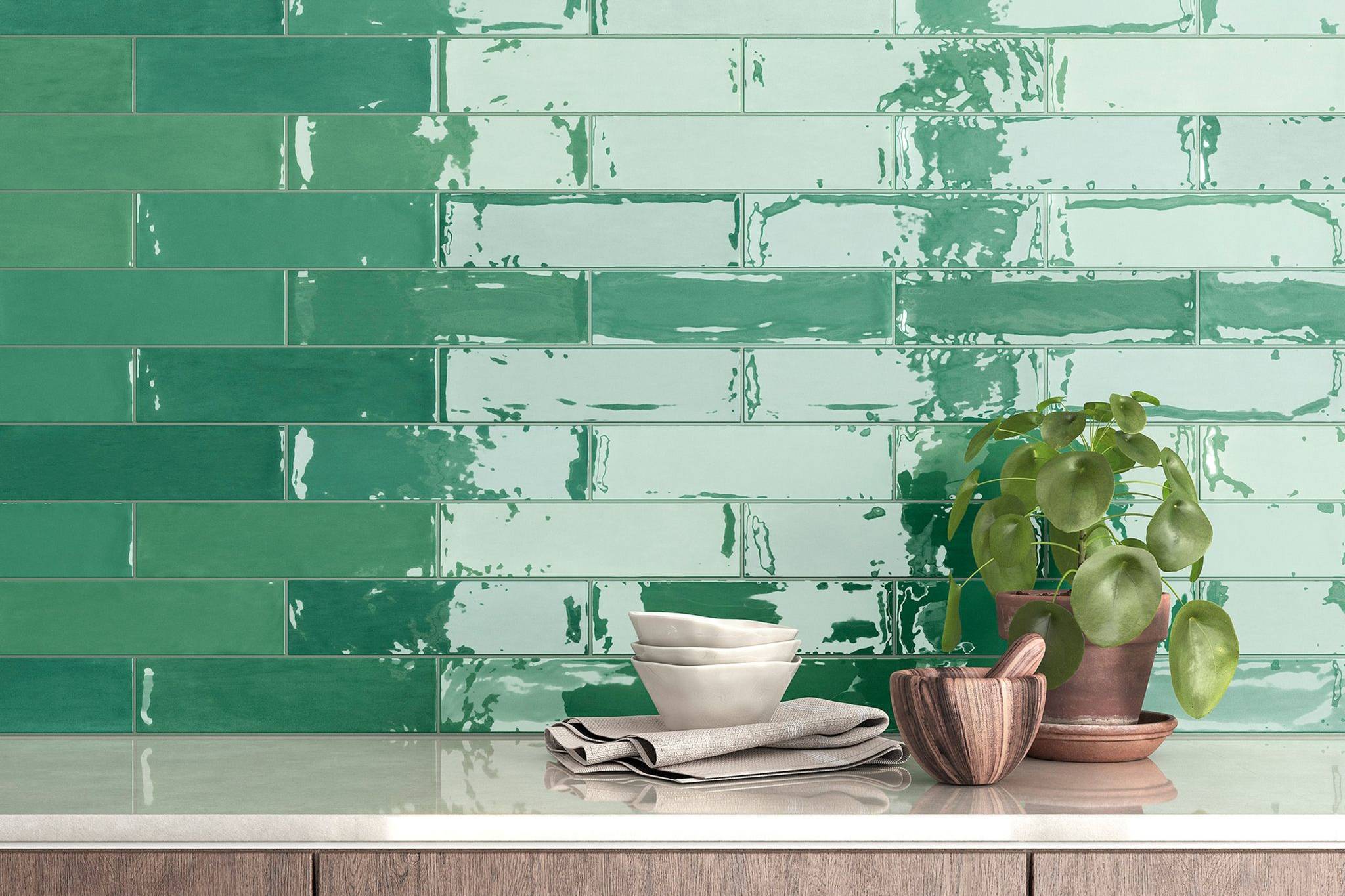 Morocco Green 3x11 | Revere Tile Company