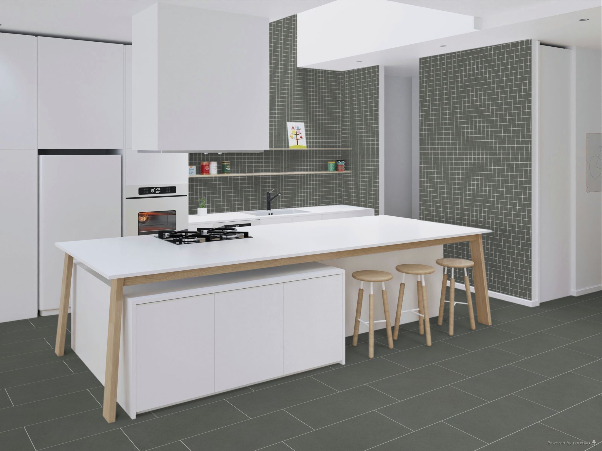 Concord Umber Matte 12x24 & 2x2 | Revere Tile Company
