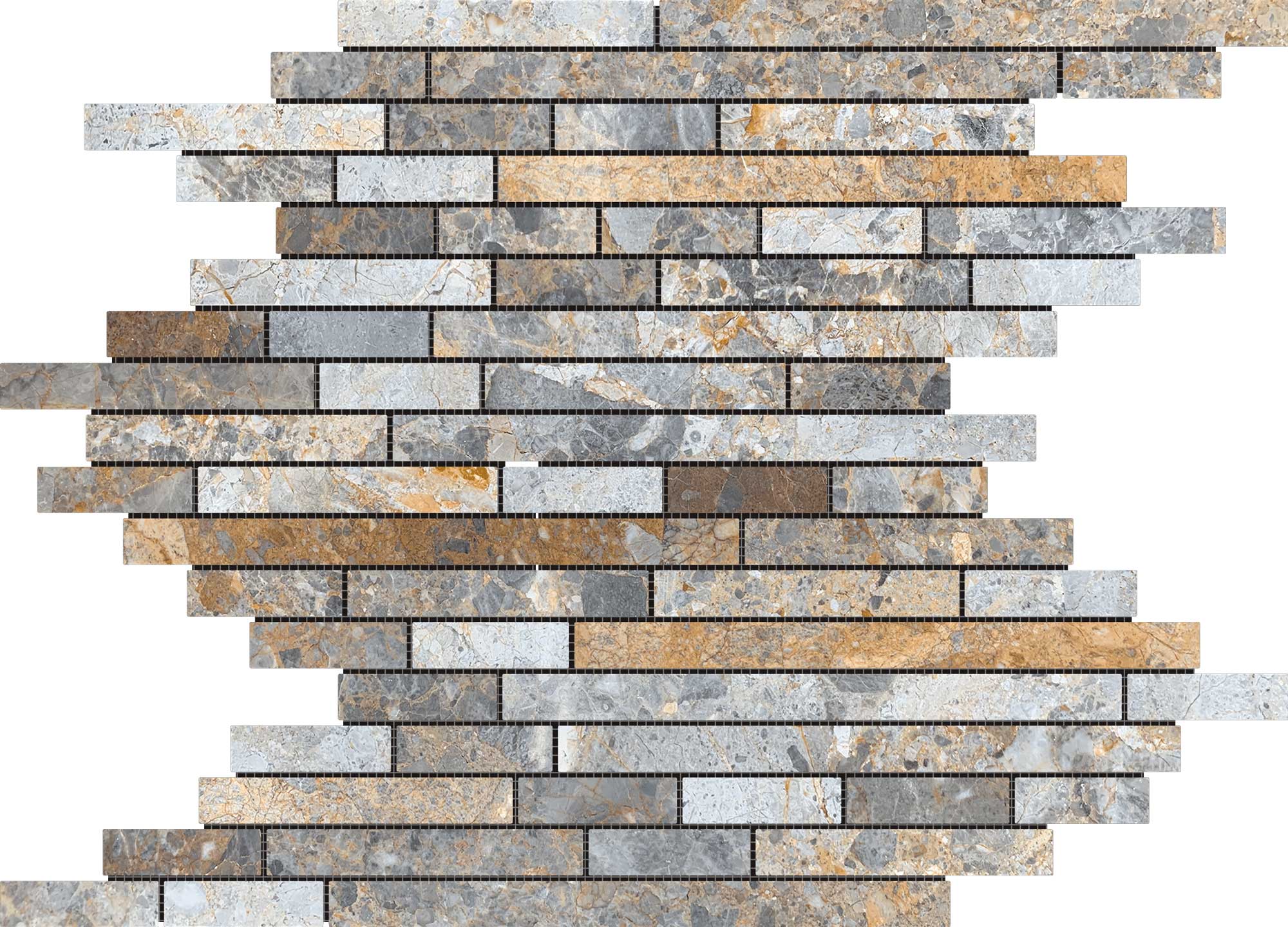 Baguette Royal Vein Mosaic | Revere Tile Company