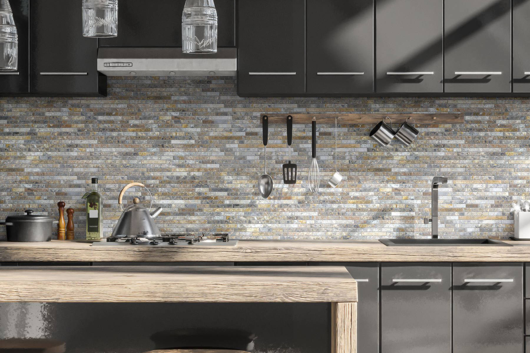 Baguette Royal Vein Mosaic | Revere Tile Company