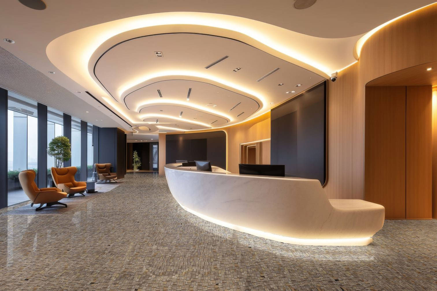 Cubic Fossil Wood Stone  | Revere Tile Company