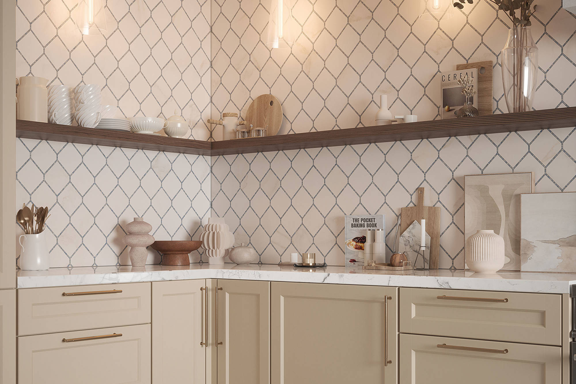 Elm Blue Mosaic 1 | Revere Tile Company