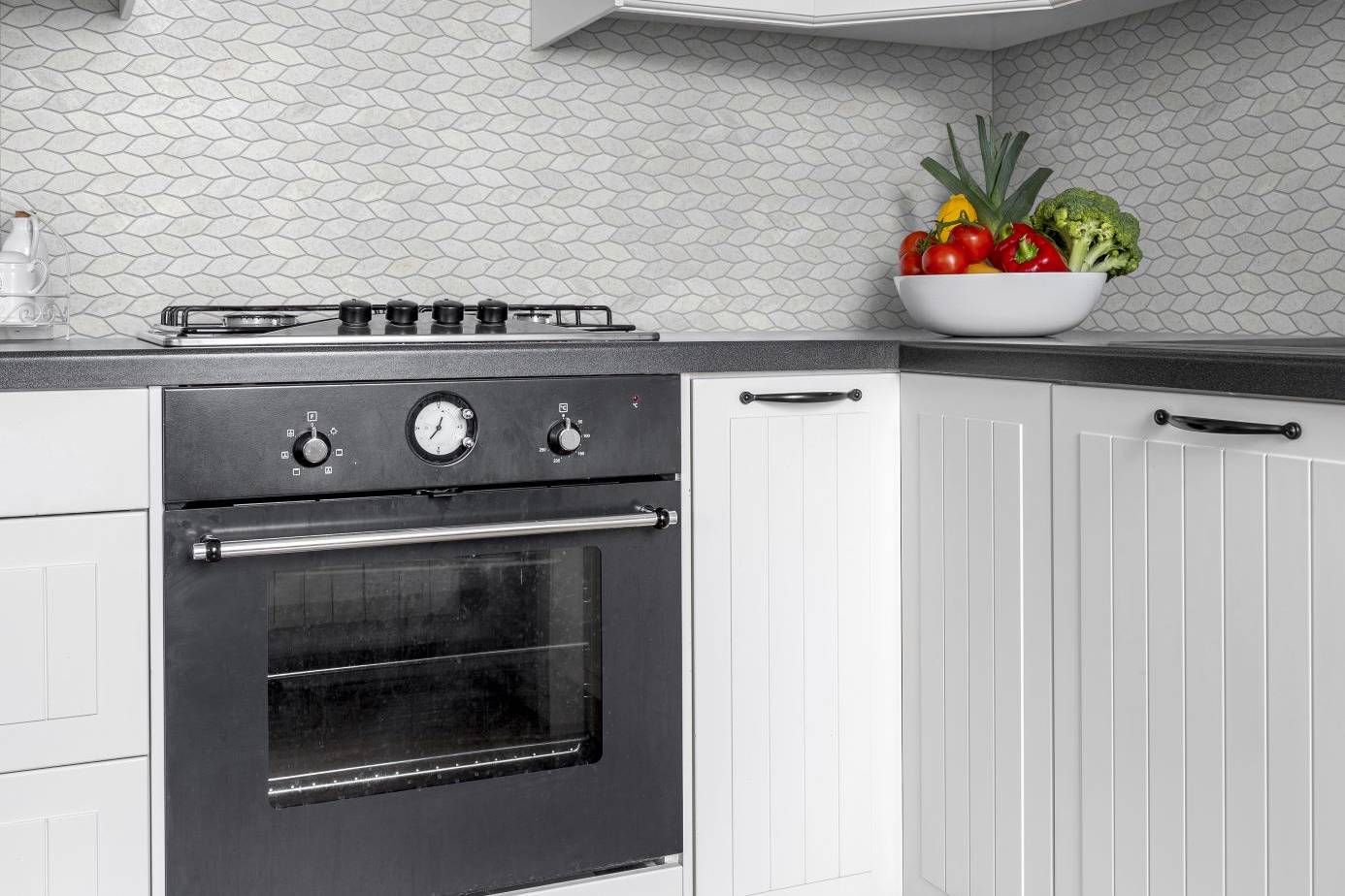 Elongated Hexagon White  | Revere Tile Company