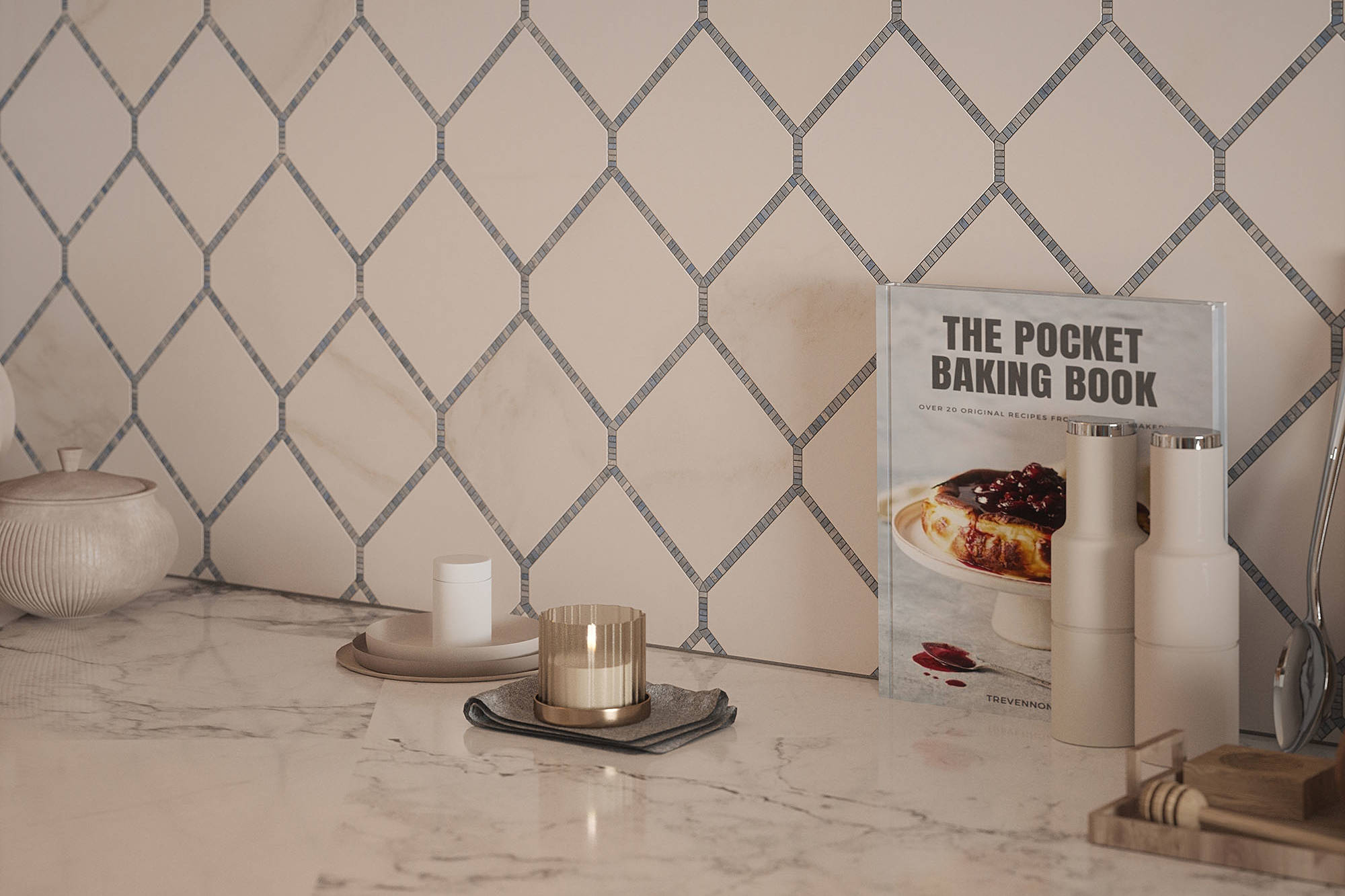 Elm Blue Mosaic 0 | Revere Tile Company