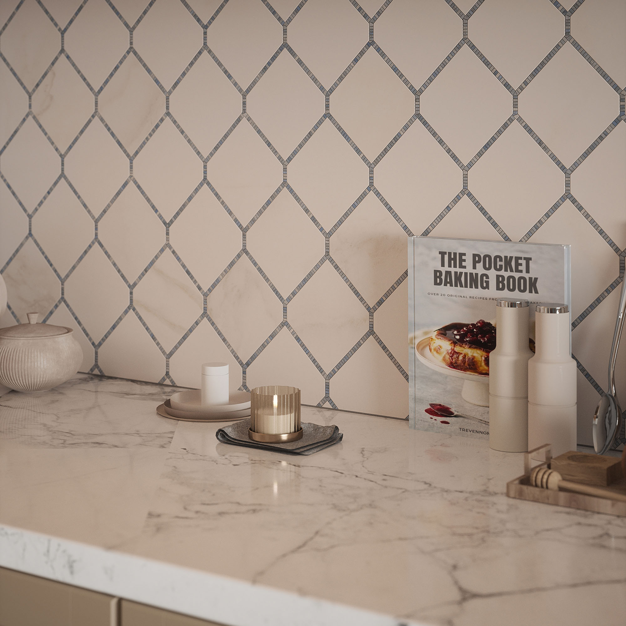 Elm Blue Mosaic 0 | Revere Tile Company