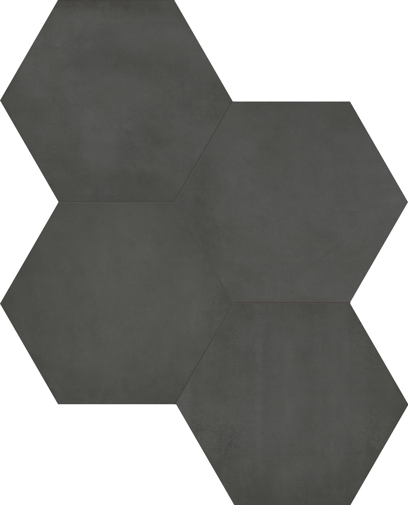 Form 7" Hexagon Graphite | Revere Tile Company