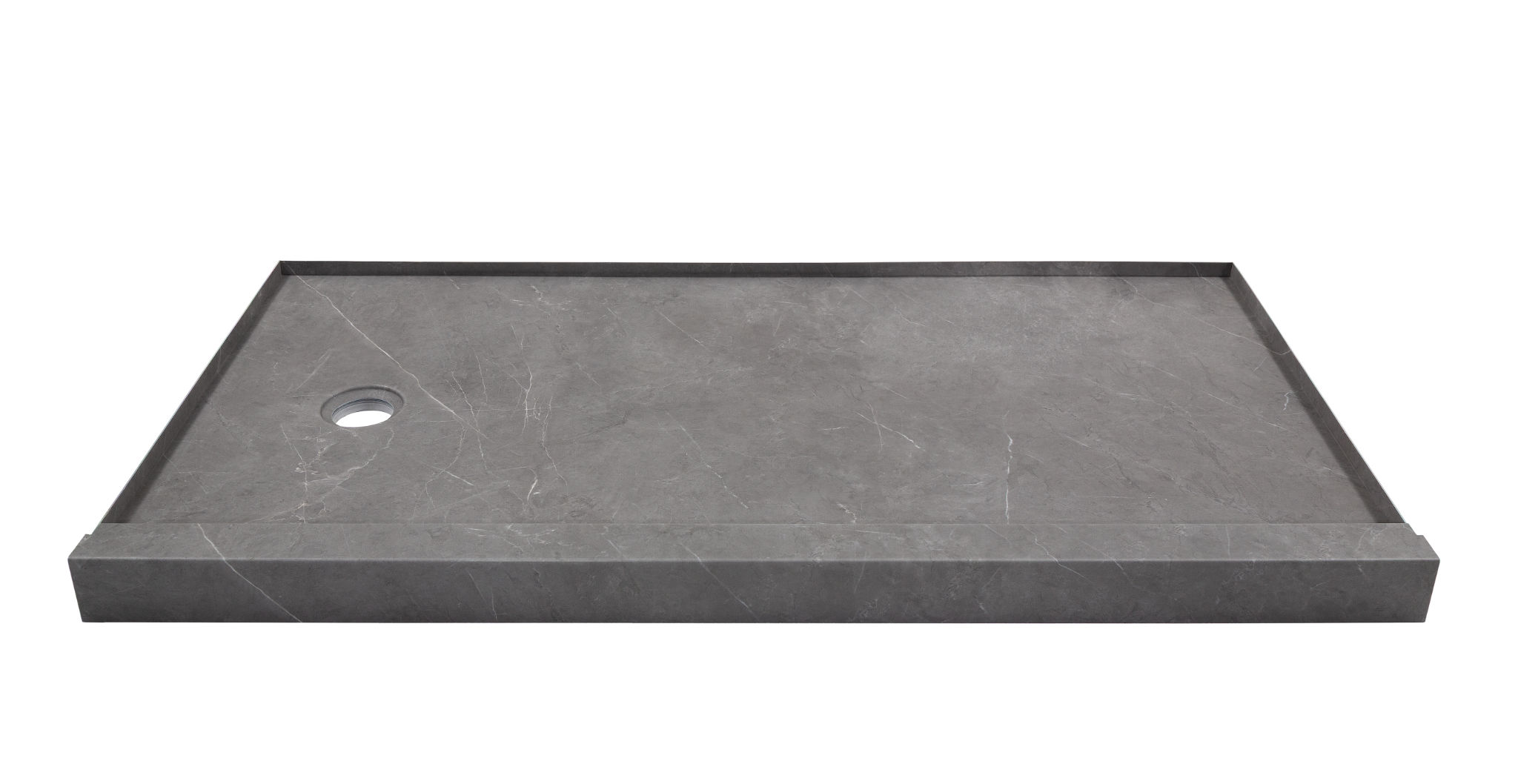 Shower Pan 32x60 Graphite Slate | Revere Tile Company