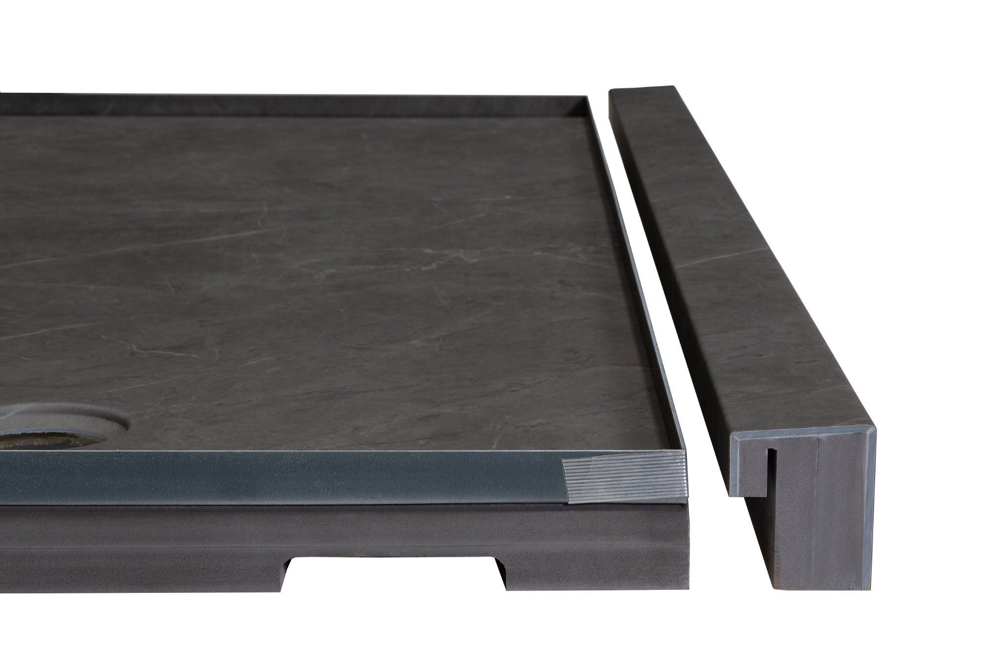 Shower Pan 32x60 Graphite Slate | Revere Tile Company