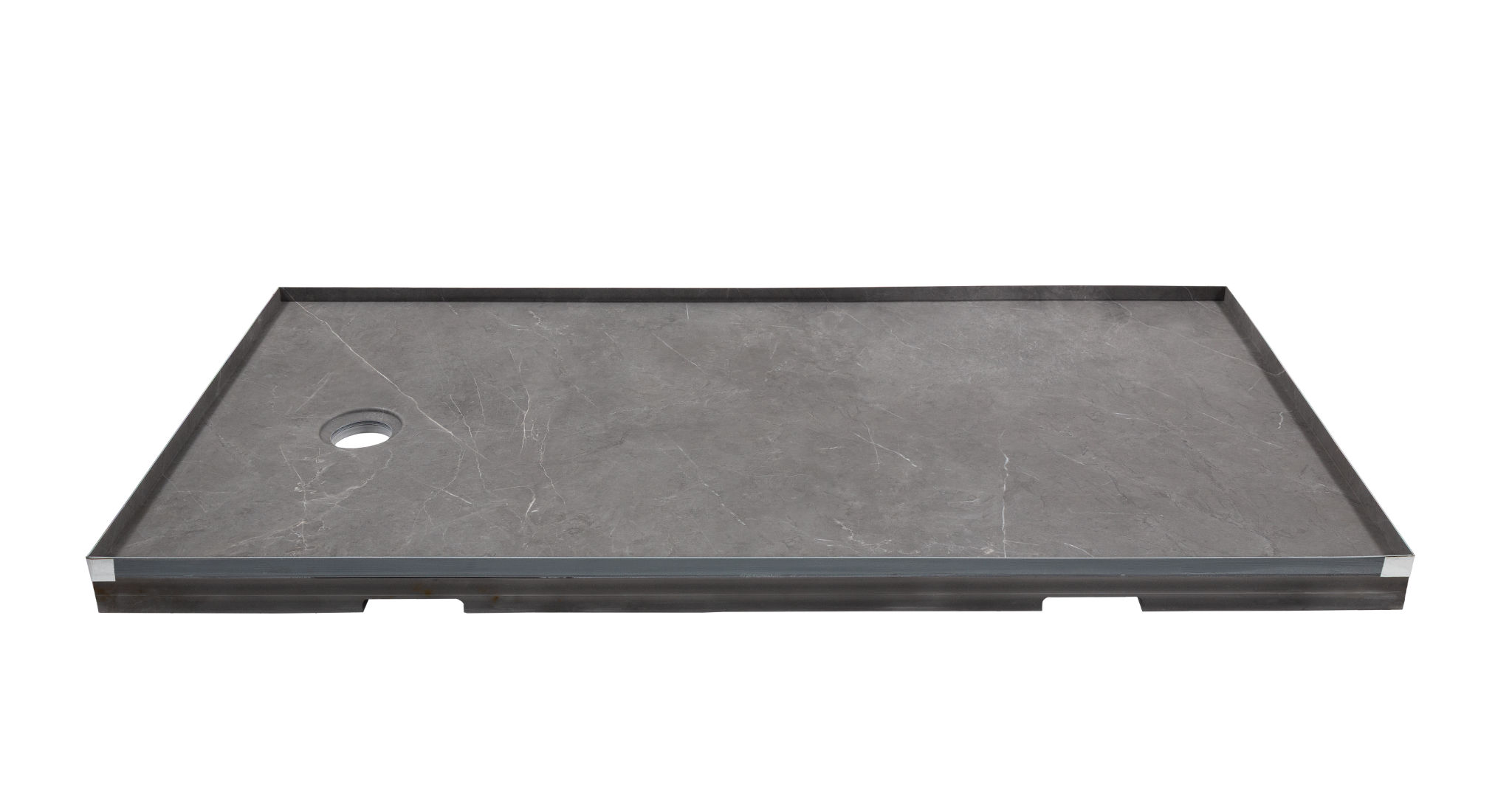 Shower Pan 36x60 Graphite Slate | Revere Tile Company