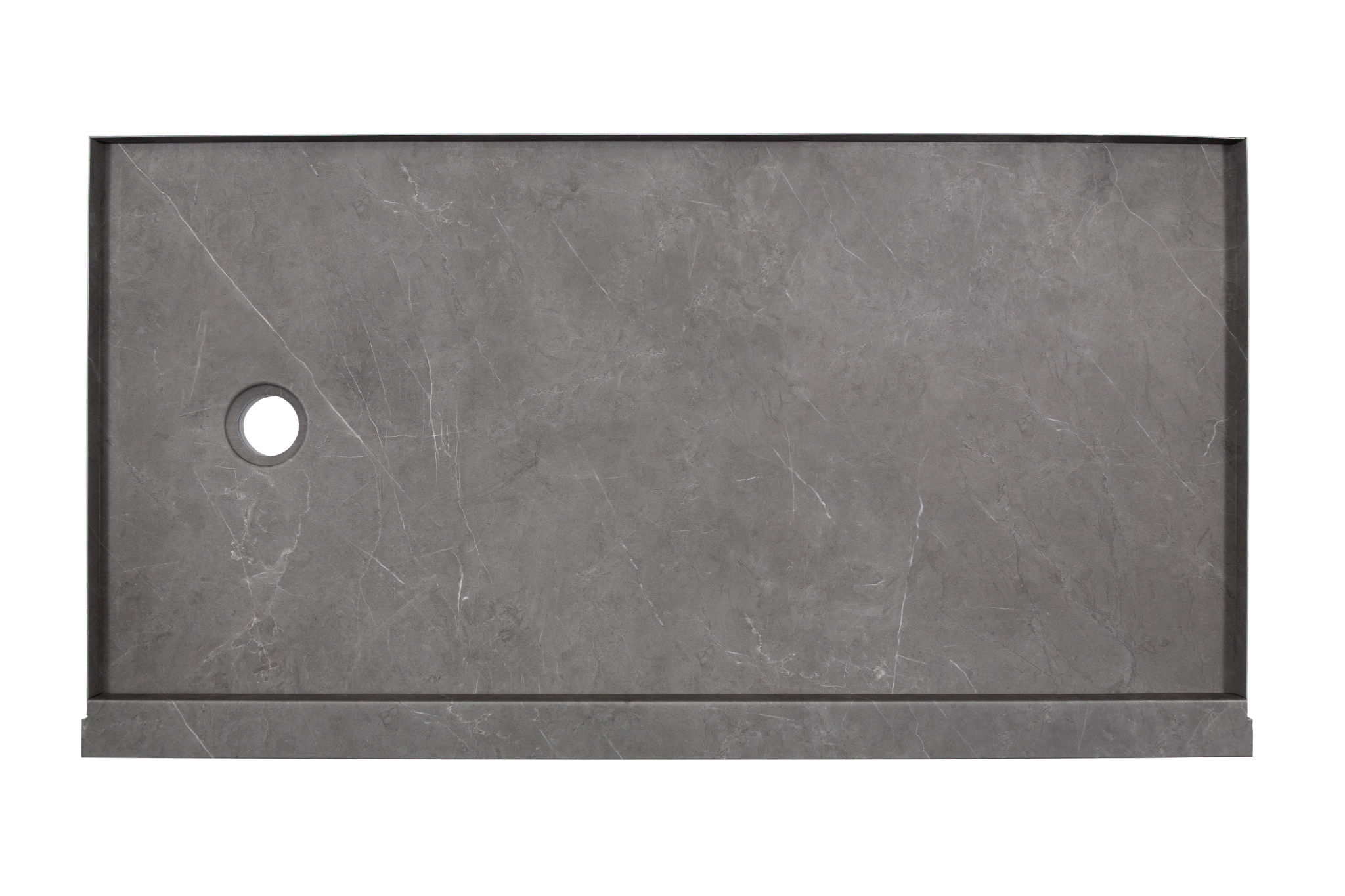 Shower Pan 36x60 Graphite Slate | Revere Tile Company