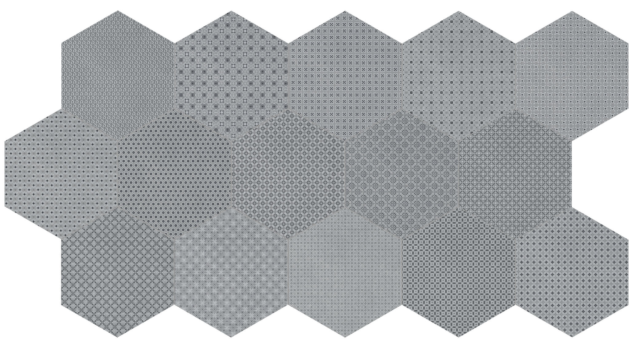 Tapestri 8.5 Cashmere Blend Hexagon | Revere Tile Company
