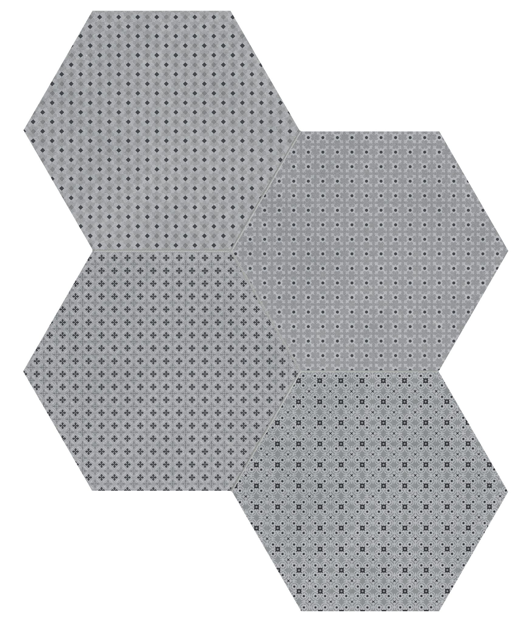 Tapestri 8.5 Cashmere Blend Hexagon | Revere Tile Company