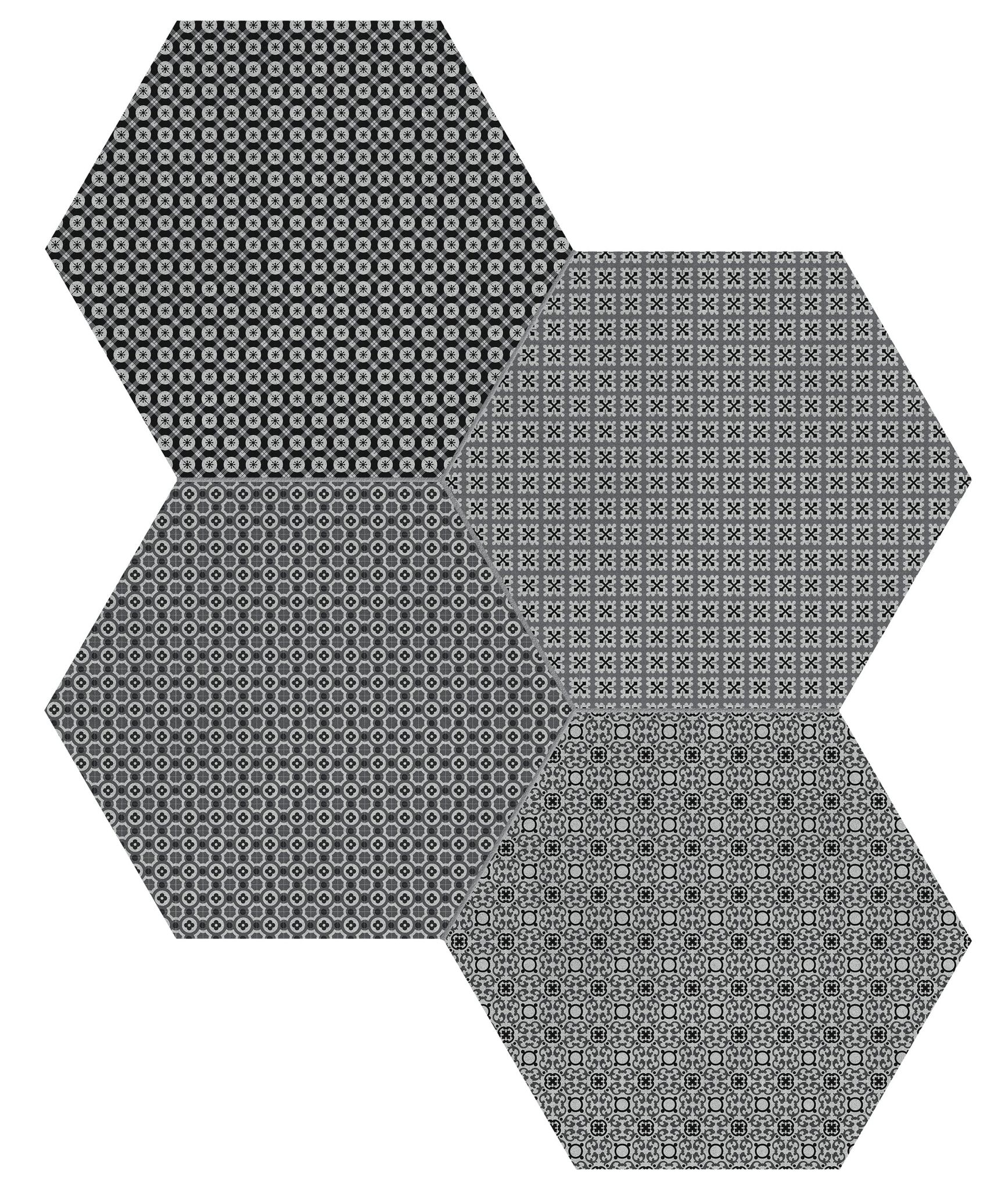 Tapestri 8.5 Silk Blend Hexagon | Revere Tile Company