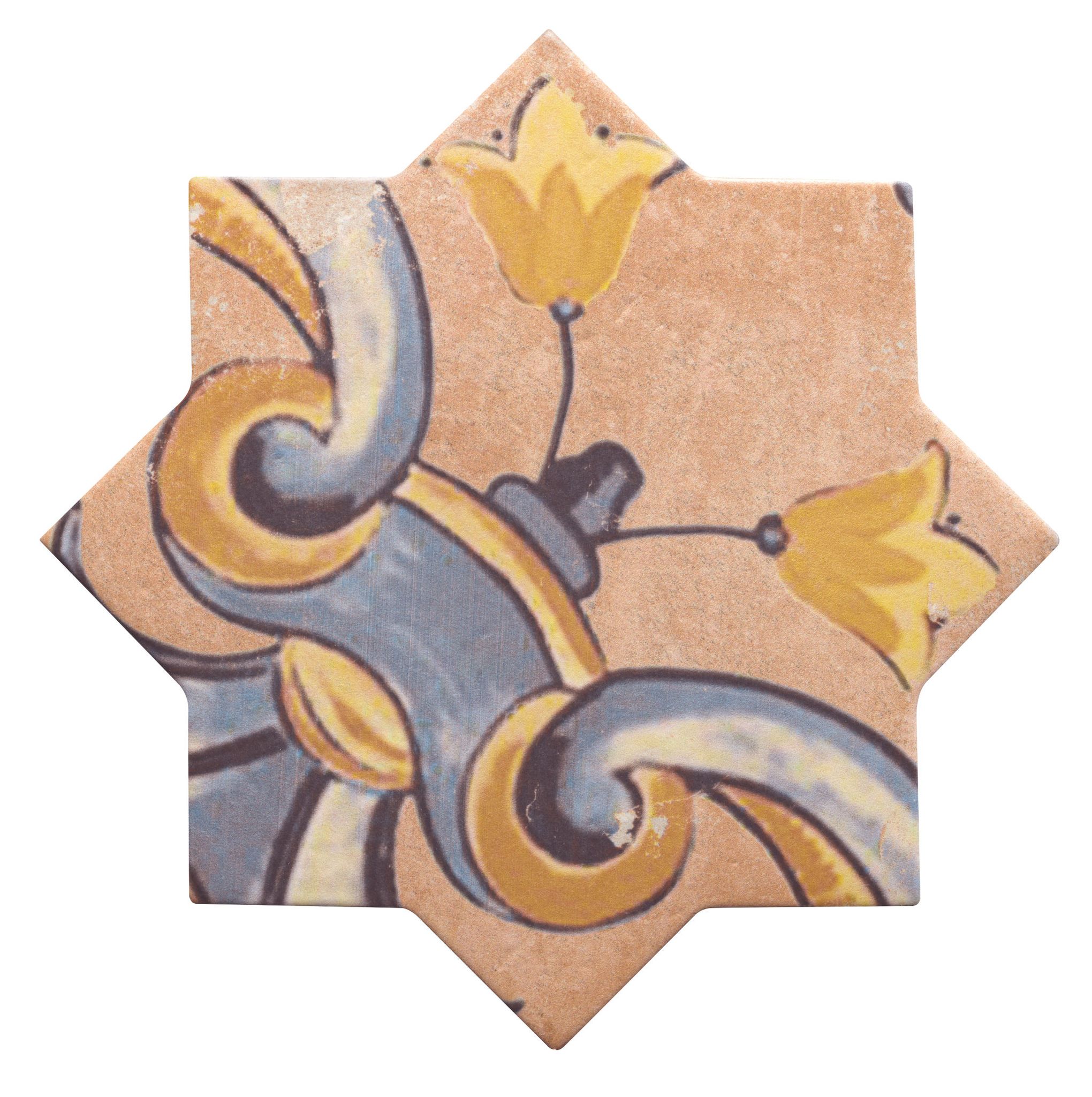 Tuscany 6x6 Star Lacock | Revere Tile Company
