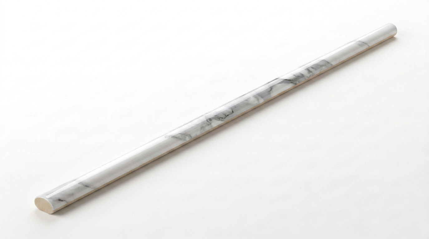 Carrara 0.39X9” Carrara Trim | Revere Tile Company